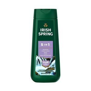 IRISH SPRING SHAMPOO - CONDITIONER - BODY WASH  (5 IN 1) PCS