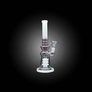 10.5'' TOWER HEAD PERC WATER PIPE PINK