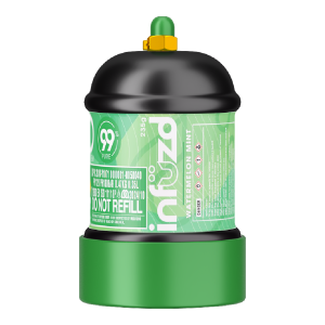 INFUZD WHIP CREAM CHARGER 235G MINI TANK - WATERMELON MINT -BOX OF 12 TANK (ONLY FOR FOOD USE)
