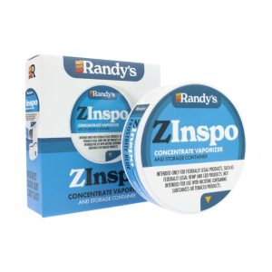 RANDYS ZINSPO CONCENTRATE VAPORIZER WITH STORAGE CONTAINER FROSTBITE BLUE