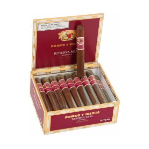 ROMEO Y JULIETA RESERVA REAL NICA PROFUNDO TORO (54X6) BOX OF 25