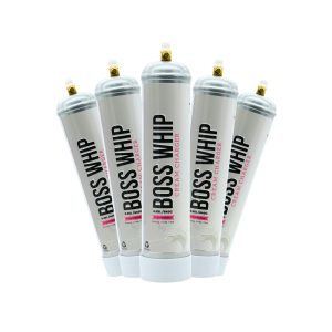 BOSS WHIP CREAM CHARGERS 640G TANK STRAWBERRY -BOX OF 6 TANK (ONLY FOR FOOD USE)