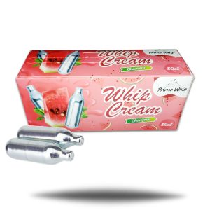 PRIME WHIP CREAM CHARGERS WATERMELON (12 X 50) (ONLY FOR FOOD USE)