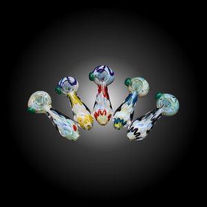 3'' RIBBON COLOR MIX COLOR HAND PIPE 15CT JAR