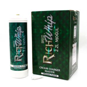 BRIXZ NYC RICH WHIP CREAM CHARGERS 2.2L TANK ORIGINAL -BOX OF 4 TANK (ONLY FOR FOOD USE)