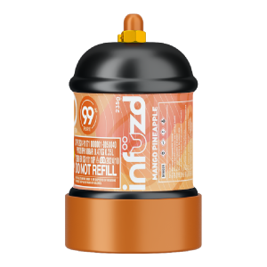 INFUZD WHIP CREAM CHARGER 235G MINI TANK - MANGO PINEAPPLE -BOX OF 12 TANK (ONLY FOR FOOD USE)