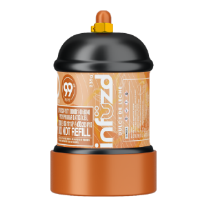 INFUZD WHIP CREAM CHARGER 235G MINI TANK - DULCE DE LECHE -BOX OF 12 TANK (ONLY FOR FOOD USE)