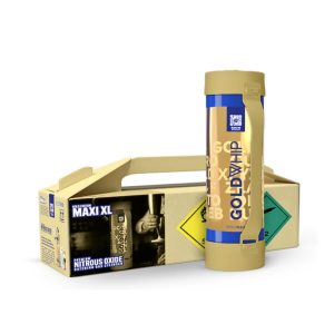 GOLD WHIP CREAM CHARGER MAXI XL 3000G / 3KG TANK ORIGINAL -BOX OF 1 TANK (ONLY FOR FOOD USE)