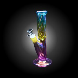 9.5'' TRI-COLOR STRAIGHT WATERPIPE -B