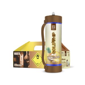 GOLD WHIP CREAM CHARGER MAXI XL 3000G / 3KG TANK PINA COLADA -BOX OF 1 TANK (ONLY FOR FOOD USE)