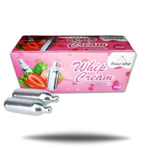 PRIME WHIP CREAM CHARGERS STRAWBERRY (12 X 50) (ONLY FOR FOOD USE)