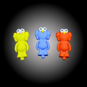 3.5'' SILICON KAWS DESING HAND PIPE 8CT JAR