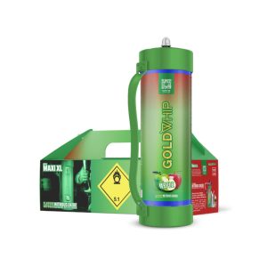 GOLD WHIP CREAM CHARGER MAXI XL 3000G / 3KG TANK FRESH APPLE -BOX OF 1 TANK (ONLY FOR FOOD USE)