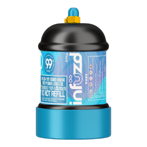 INFUZD WHIP CREAM CHARGER 235G MINI TANK - PURE (UNFLAVORED) -BOX OF 12 TANK (ONLY FOR FOOD USE)