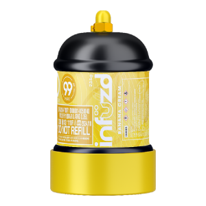 INFUZD WHIP CREAM CHARGER 235G MINI TANK - BANANA CREAM -BOX OF 12 TANK (ONLY FOR FOOD USE)