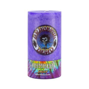 GRATEFULDEAD X SMOXY PILLAR CANDLE - GRAPE