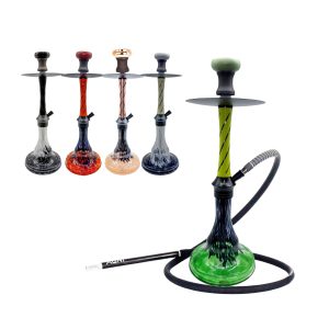 GT 20'' AGNI HOOKAH TWIST (NEW DESIGN) MIXED COLOR SET IN A BOX (AGTW)