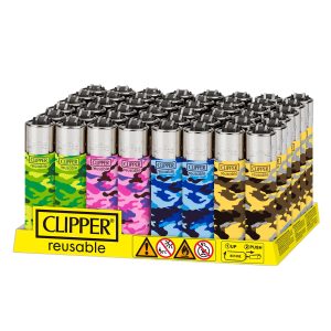 CLIPPER LIGHTER CAMOUFLAGE 2 48CT
