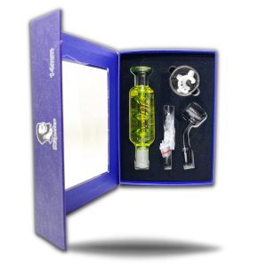 HIPSTER GLYCERIN NECTAR COLLECTORS 5 PIECE SET WITH BANGERS GREEN
