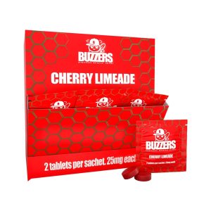 BUZZERS CATS CLAW EXTRACT TABLET (25MG PER TAB) CHERRY LIMEADE 2CT PACK -BOX OF 15 PACK