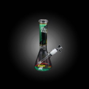 GLASS 10'' BOB MARLAY REGGAE LEGEND GLASS WATER PIPE