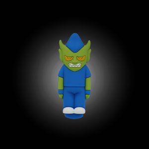 3'' ASSORTED SILICONE RENKLI GOBLIN DESING MIX COLOR HAND PIPE 15CT JAR
