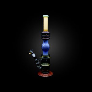 18'' ALPHA ELECTROPLATED MULTI USA COLOR HEADIES PIPE CHAMPAGNE