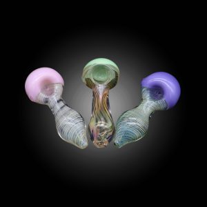 4'' FRIT NEON MIX COLOR HAND PIPE 8CT JAR