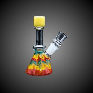 5'' MINI WATER PIPE BEAKER YELLOW