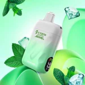 G-TASTE JEWEL LISO DISPOSABLE 35000PF CLEAR JADE 5% -BOX OF 5 (ADJUSTABLE AIRFLOW)