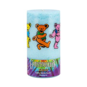 GRATEFULDEAD X SMOXY PILLAR CANDLE - BLUEBERRY