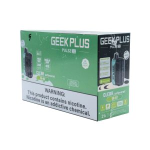 GEEK PLUS PULSE-X DISPOSABLE 40000PF CLEAR UNFLAVORED (SA-03-SAI) 5% -BOX OF 5 (20000PF PULSE MODE)