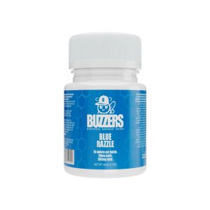 BUZZERS CATS CLAW EXTRACT TABLETS (50MG PER TAB) TOTAL 500MG BLUE RAZZLE -10CT JAR