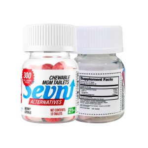 SEVN ALTERNATIVES MGM TABLETS (30MG PER TAB) TOTAL 300MG BERRY CITRUS -10CT JAR - 810133326287