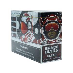 SPACE ULTRA DISPOSABLE 2500PF MINI CLEAR 3% -BOX OF 10