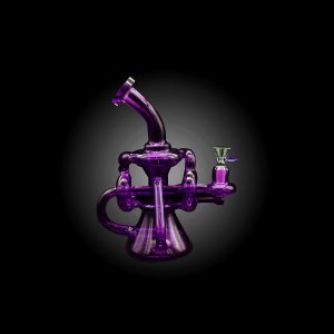 ALPHA 10'' MEGA RECYCLER SHOWERHEAD WATERPIPE PURPLE