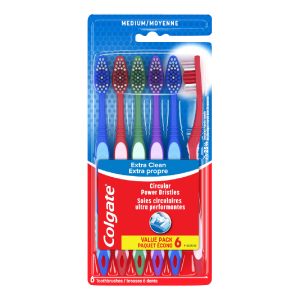 COLGATE TOOTHBRUSH MEDIUM- PACK OF 6