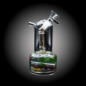 5.5'' ALPHA GLASS AQUARIUM DESIGN WATER PIPE GREEN