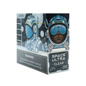 SPACE ULTRA DISPOSABLE 4500PF CLEAR 3% -BOX OF 10