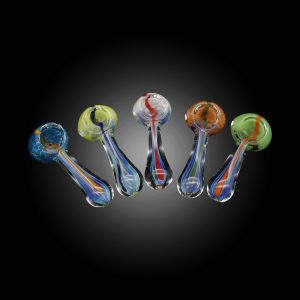 2.5'' FRIT HEAD LINE MIX COLOR HAND PIPE 30CT JAR
