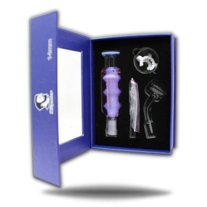 HIPSTER GLYCERIN NECTAR COLLECTORS 5 PIECE SET WITH BANGERS PURPLE