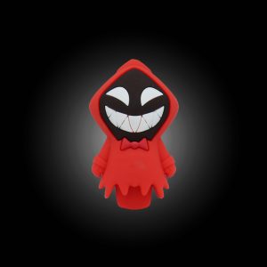 3'' ASSORTED SILICON SMILING GHOST DESIGN MIX COLOR HAND PIPE 15CT JAR