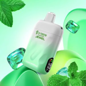 G-TASTE JEWEL LISO DISPOSABLE 35000PF CLEAR EMERALD 5% -BOX OF 5 (ADJUSTABLE AIRFLOW)