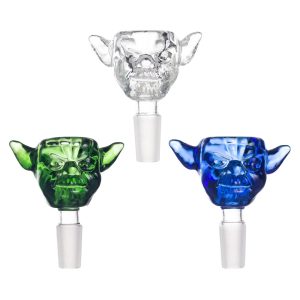 18MM MALE STAR WARS YODA GLASS BOWL 10CT JAR