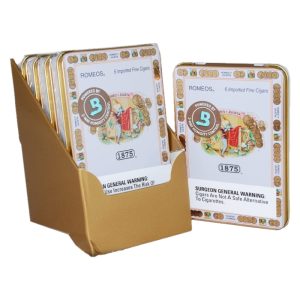 ROMEO Y JULIETA 1875 ROMEOS TINS 33X4 30CT (5 TINS OF 6)