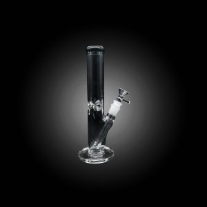 10'' GLASS STRAIGHT WATER PIPE LAKE GREEN