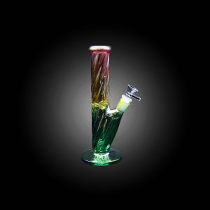 9.5'' TRI-COLOR STRAIGHT WATERPIPE -D