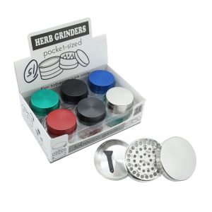 D&K ZINC MATERIAL PLAIN COLOR GRINDER 3 PART 50MM -BOX OF 12 (DK5867-3)