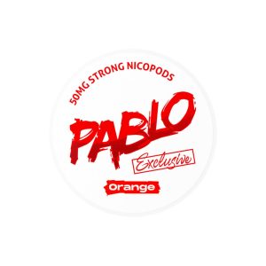 PABLO NICOTINE POUCHES ORANGE 50MG / STRONG -PACK OF 10 - 5740031400510
