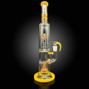 19'' ESIGO DOUBLE TUBE WITH FLOWER YELLOW